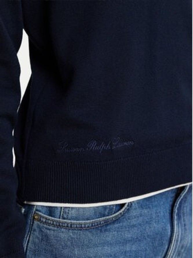 LAUREN RALPH LAUREN Sweter 200P14056003 Granatowy Regular Fit