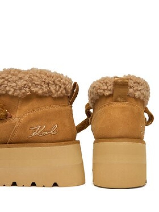 KARL LAGERFELD Śniegowce KL48632 Brązowy