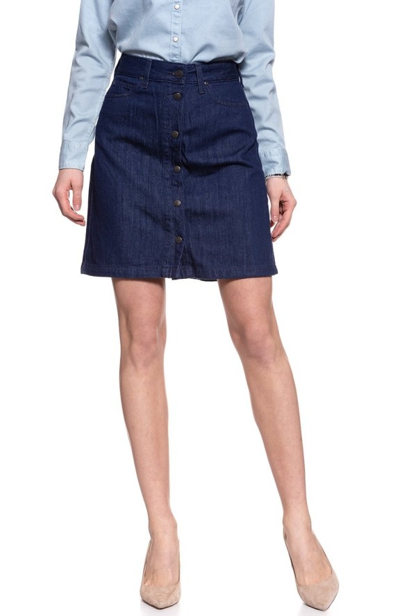 SPÓDNICA JEANSOWA LEE A LINE SKIRT RINSE L38NRC36 112108289