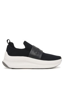 Calvin Klein Sneakersy Chunky Run Slipon Knit Logo Tape HW0HW03261 Czarny