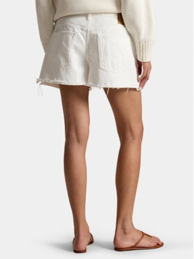 Polo Ralph Lauren Szorty jeansowe 211A12972001 Biały Straight Fit