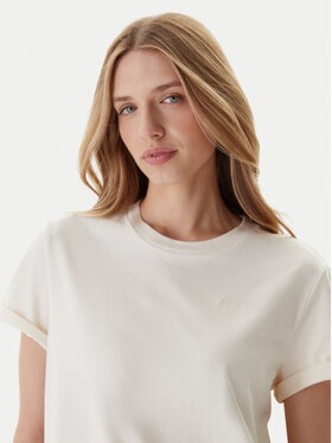 Mustang T-Shirt Monroe 1016755 Écru Relaxed Fit