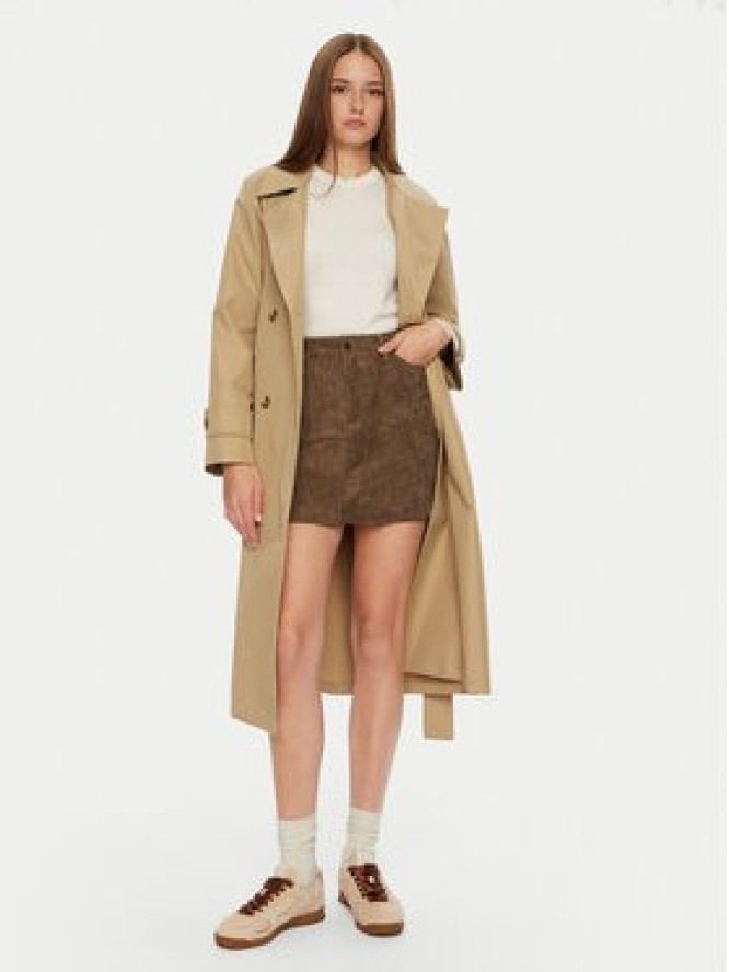 JDY Spódnica trapezowa 15335102 Zielony Regular Fit