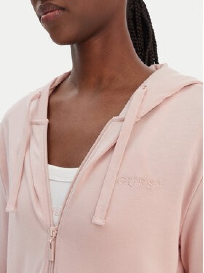 Guess Bluza O6GQ01 KCQP2 Różowy Regular Fit