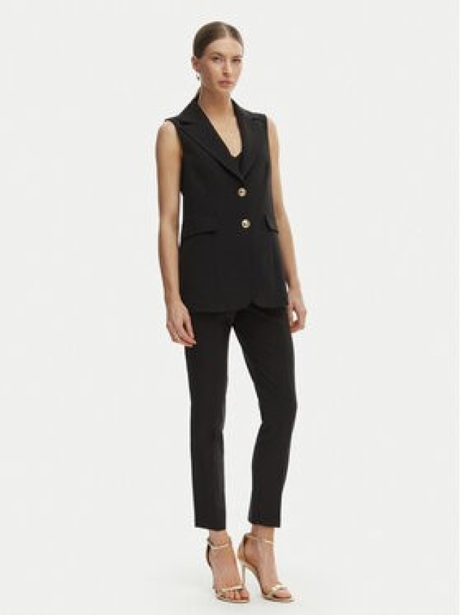 Rinascimento Spodnie materiałowe CFC0128650003 Czarny Regular Fit