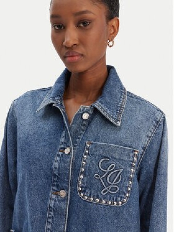 Liu Jo Kurtka jeansowa UA6125 D4854 Niebieski Regular Fit