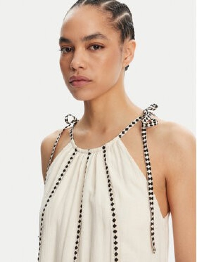 Devotion TWINS Sukienka letnia Kleio 025.303G Écru Loose Fit