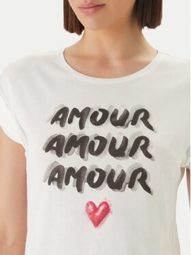 Morgan T-Shirt 261-DOUR Biały Regular Fit