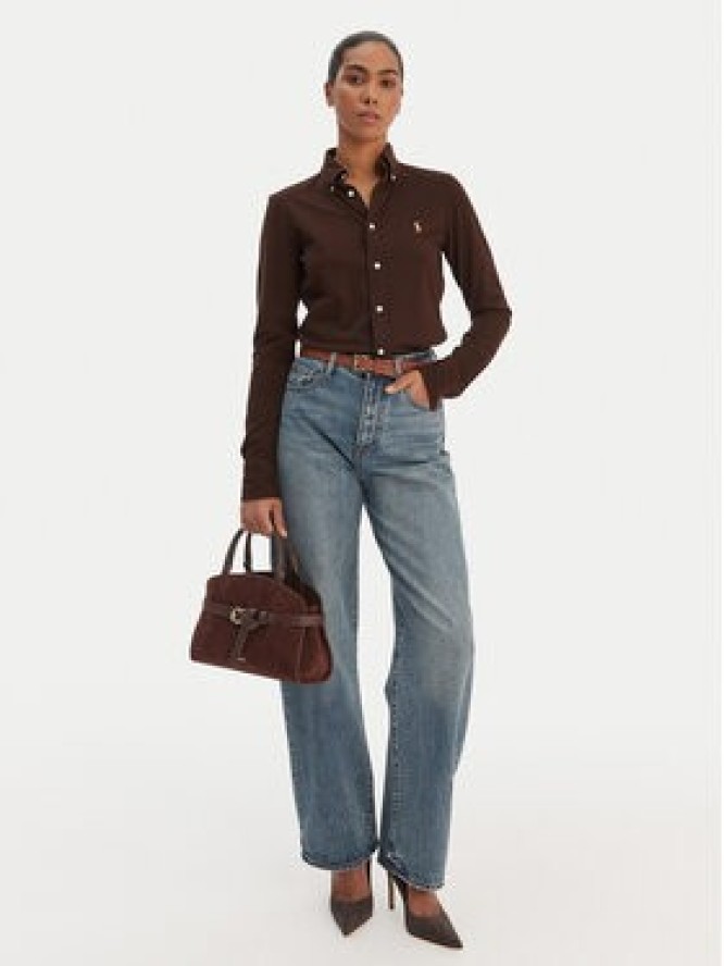 Polo Ralph Lauren Koszula 211924258501 Beżowy Slim Fit