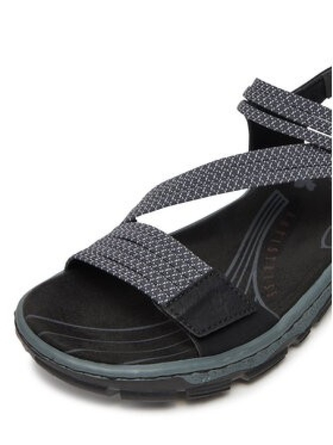 Rieker Sandały 68871-00 Czarny