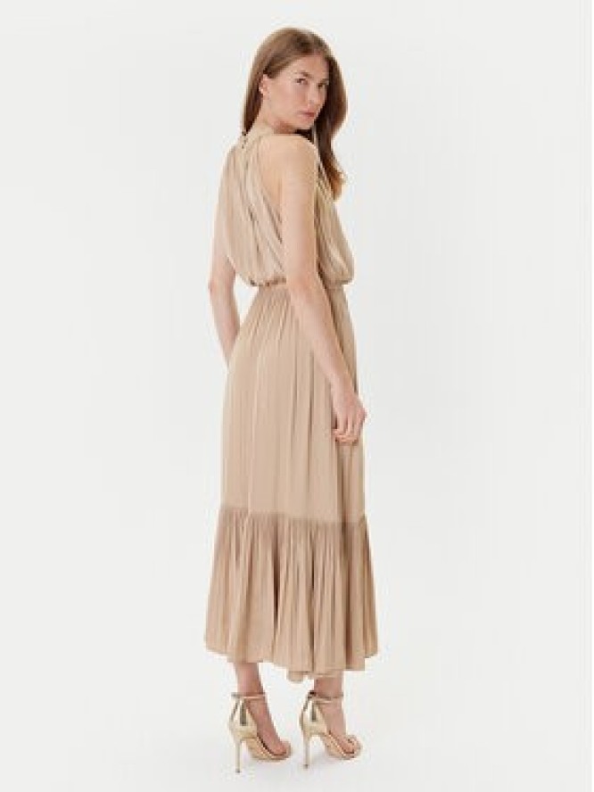 Morgan Sukienka koktajlowa 222-RAMAGE Beżowy Regular Fit