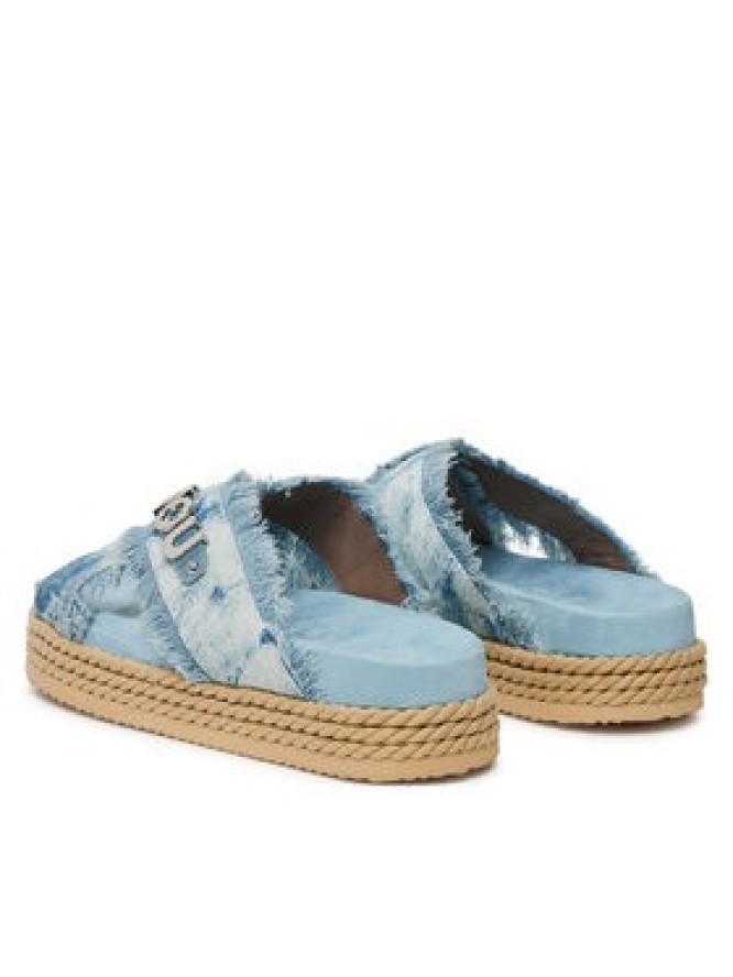 Mou Klapki Criss-cross MU.SW451010K Niebieski