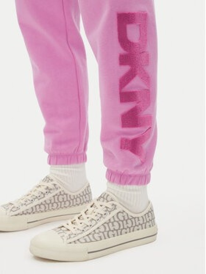 DKNY Sport Spodnie dresowe DP5P3585 Różowy Regular Fit