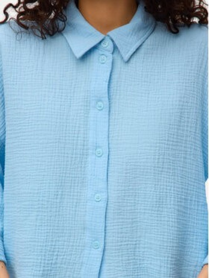 Vero Moda Koszula Natali 10279685 Niebieski Standard Fit