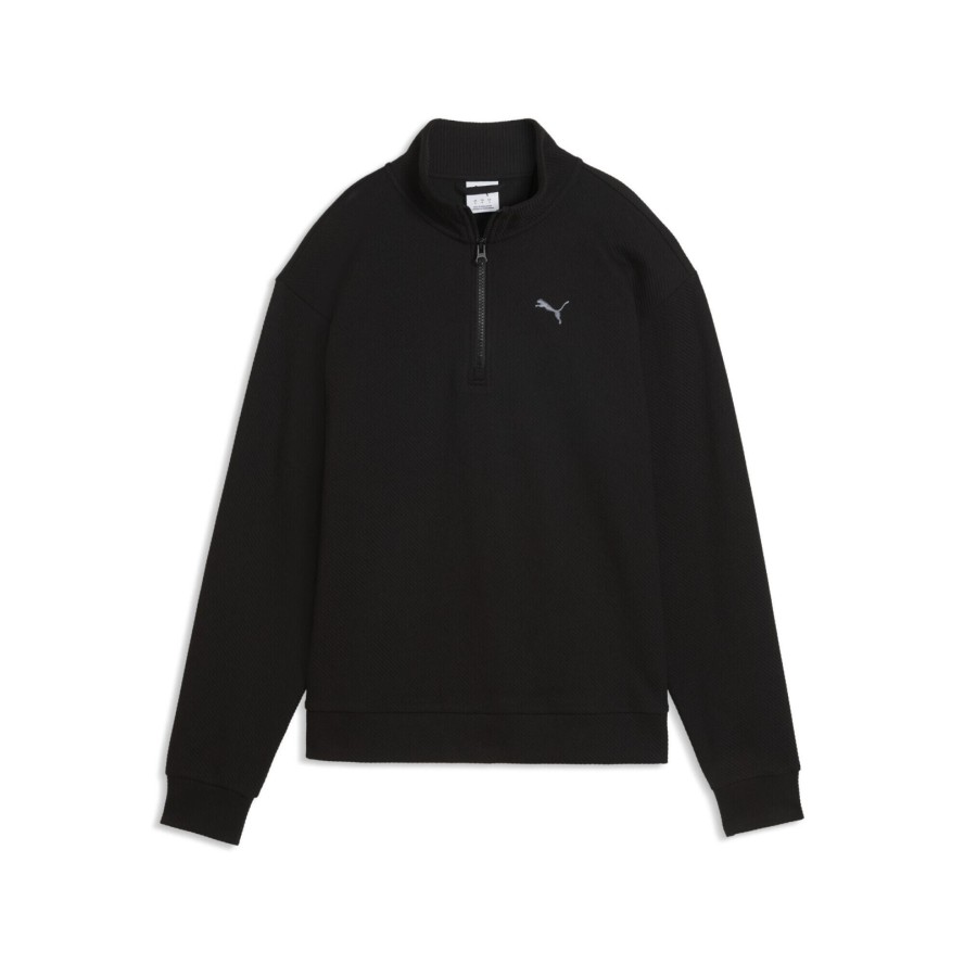 Damska bluza Essentials Elevated Standard z krótkim zamkiem PUMA