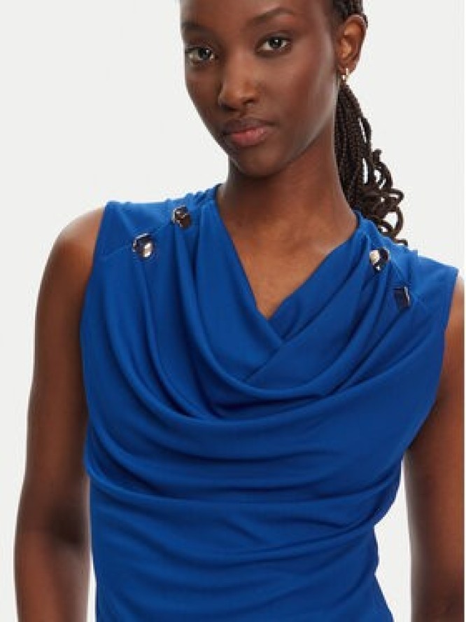 Rinascimento Bluzka CFC0123497003 B055 Niebieski Regular Fit