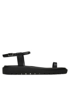 Calvin Klein Jeans Sandały Rope Toe Post Sandal Lth Mg YW0YW01893 Czarny