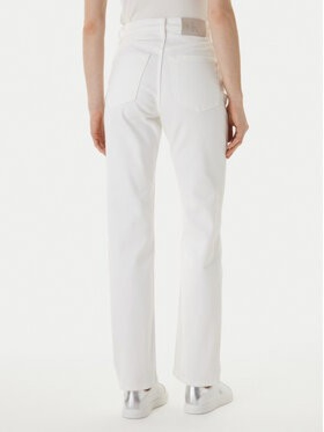 Calvin Klein Jeans Jeansy LV047F712G Écru Straight Fit