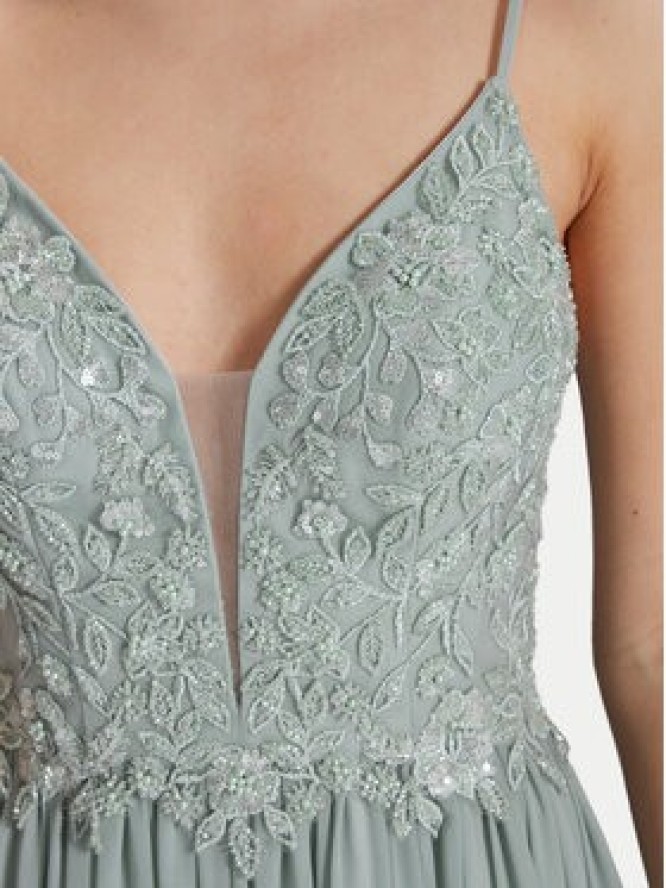 Hey Kyla Sukienka wieczorowa 5AI082HK Zielony Regular Fit