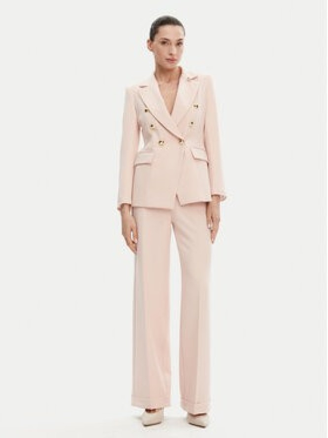 Maryley Marynarka 25EB139/43PY Różowy Regular Fit