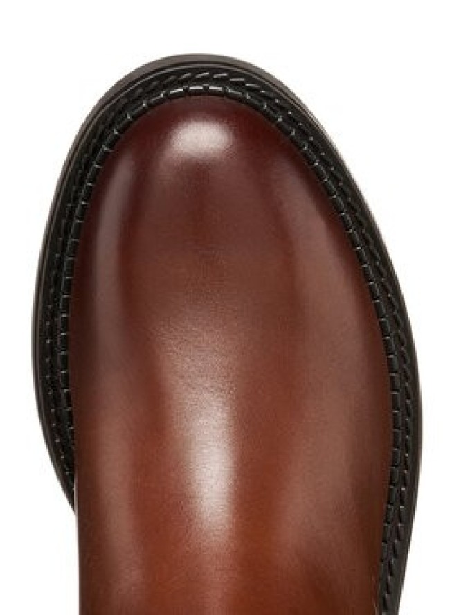 Geox Oficerki D Serilda D56WYA 43 C6006 Brązowy