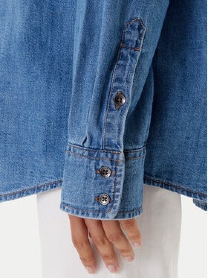 Tommy Jeans Koszula jeansowa DW0DW21073 Niebieski Relaxed Fit