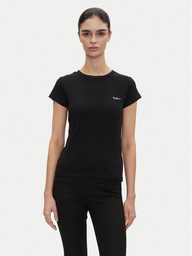 Pepe Jeans T-Shirt PL506037 Czarny Regular Fit