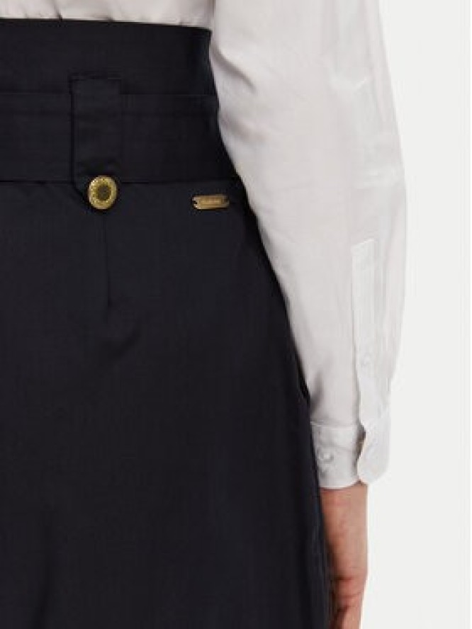 Barbour Spodnie materiałowe Elsie LTR0385NY99 Granatowy Wide Leg