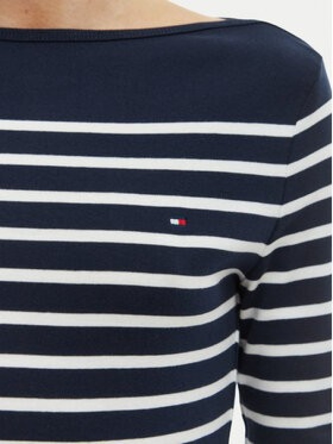 Tommy Hilfiger Bluzka New Cody WW0WW40589 Granatowy Slim Fit