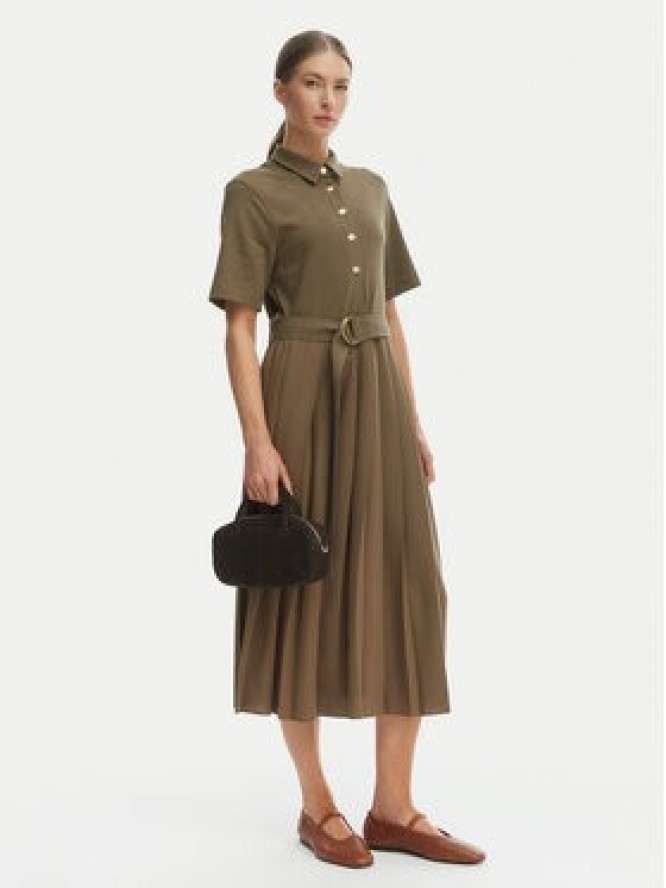 Tommy Hilfiger Sukienka codzienna WW0WW48756 Zielony Regular Fit