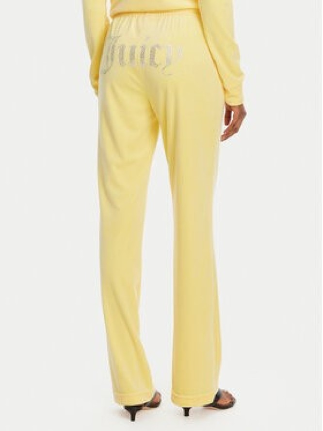 Juicy Couture Spodnie dresowe Tina JCAPW045 Żółty Regular Fit