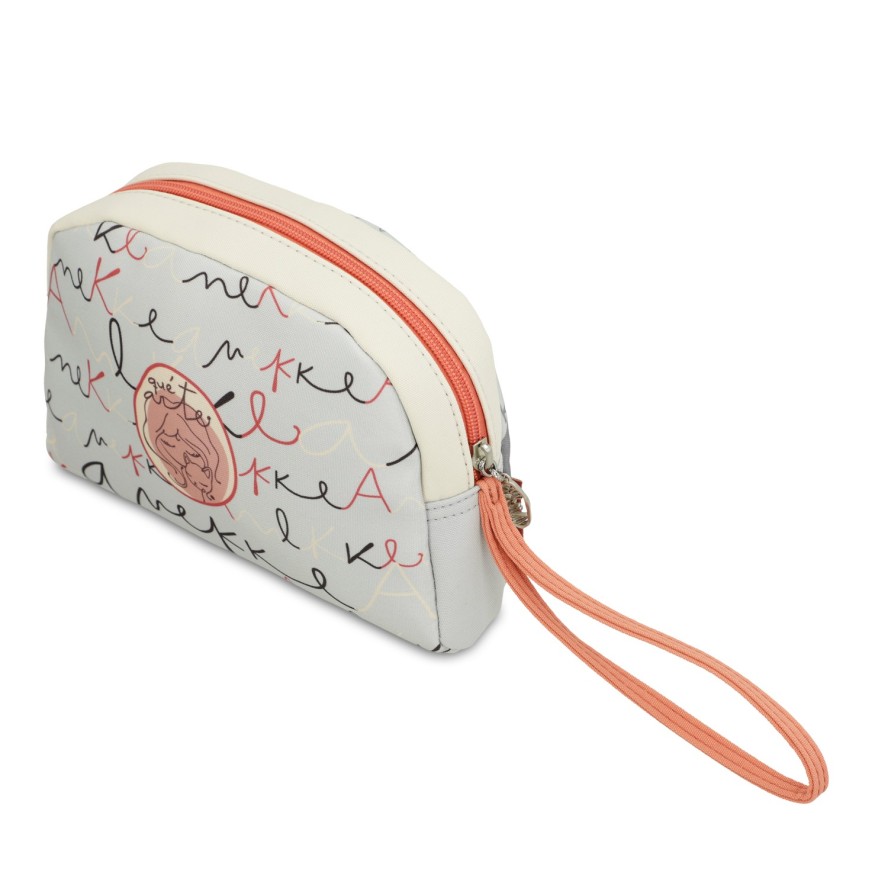 Beżowa Kosmetyczka Damska Anekke Premium