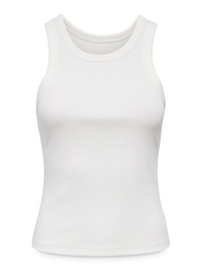 ONLY Top Val 2-Way 15371705 Biały Slim Fit