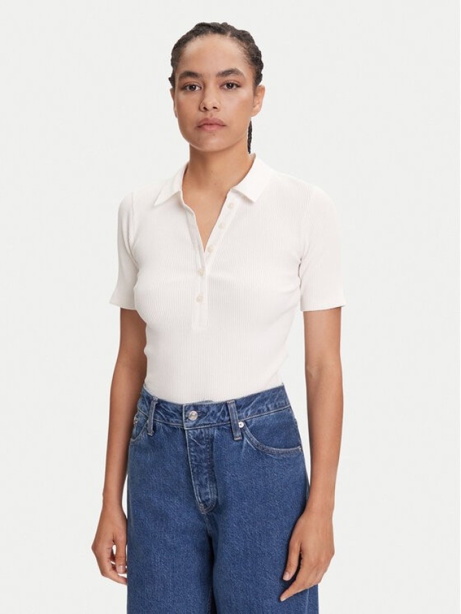 Marc O'Polo Polo 506 2156 53001 Écru Slim Fit