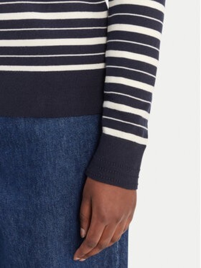 Tommy Hilfiger Sweter WW0WW40098 Granatowy Regular Fit