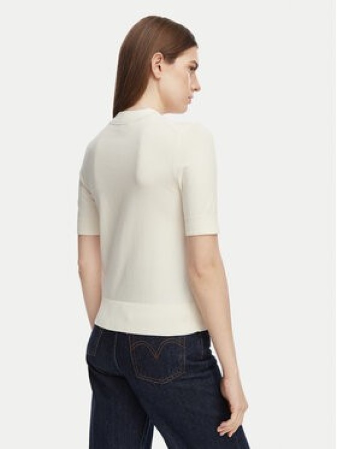Tommy Hilfiger Sweter WW0WW49705 Żółty Slim Fit