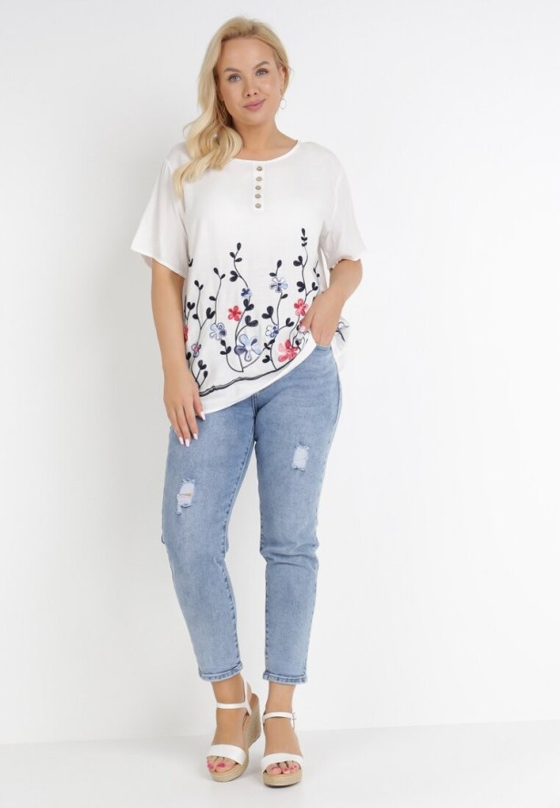 Biała Bluzka Euphthise