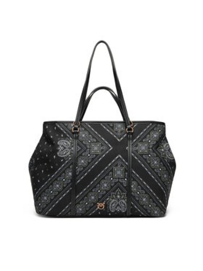 PINKO Torebka Shopper Extra PE 25 PLTT104900 A2AS Czarny