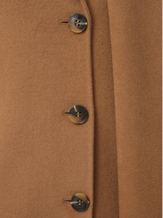 MICHAEL Michael Kors Płaszcz wełniany 77A7146M22 Brązowy jasny Regular Fit