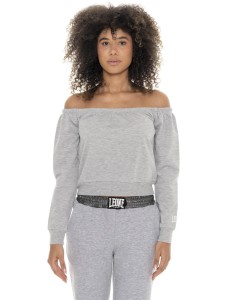 Leone Be Glam Bluzy damskie z odkrytymi ramionami i wciąganym kapturem