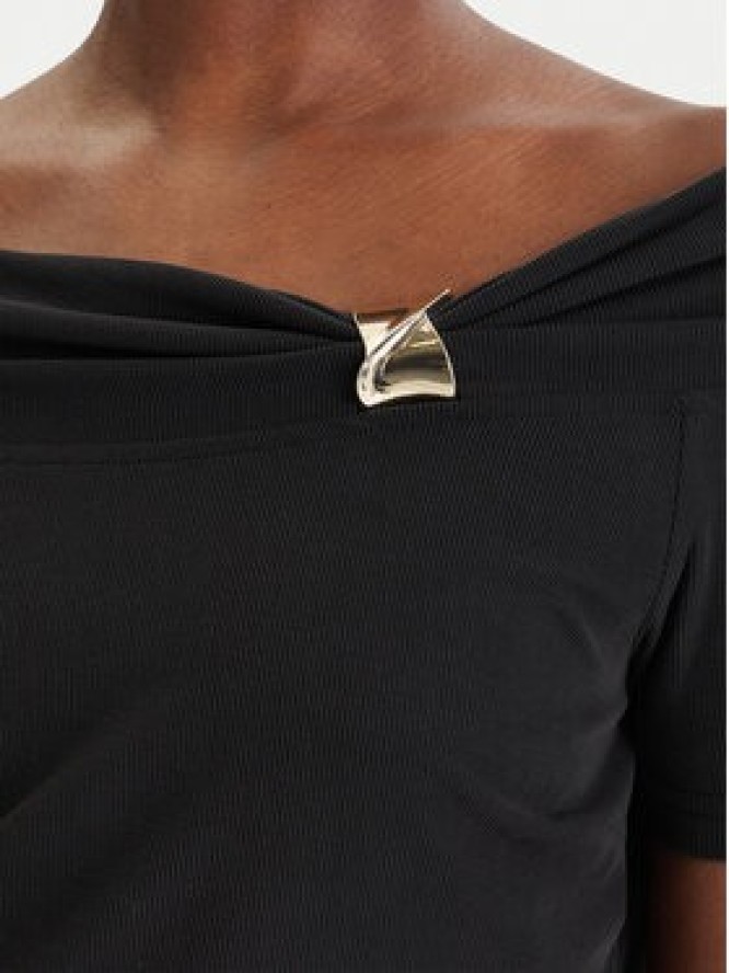 Guess Bluzka W6GP12 K2935 Czarny Regular Fit