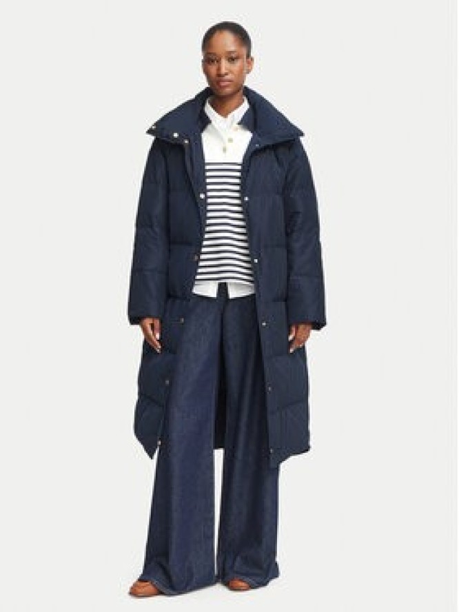 Tommy Hilfiger Kurtka puchowa WW0WW47279 Granatowy Relaxed Fit