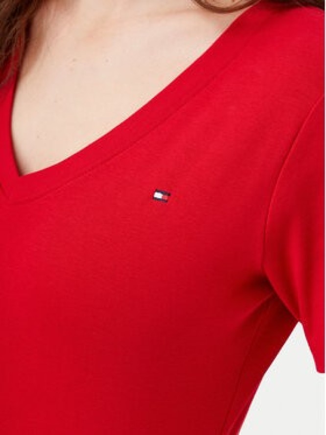 Tommy Hilfiger T-Shirt New Cody WW0WW40584 Czerwony Slim Fit