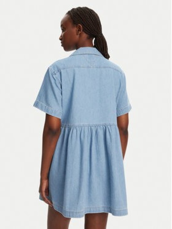 Tommy Jeans Sukienka jeansowa DW0DW20372 Niebieski Relaxed Fit