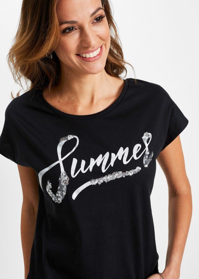 Shirt z cekinami