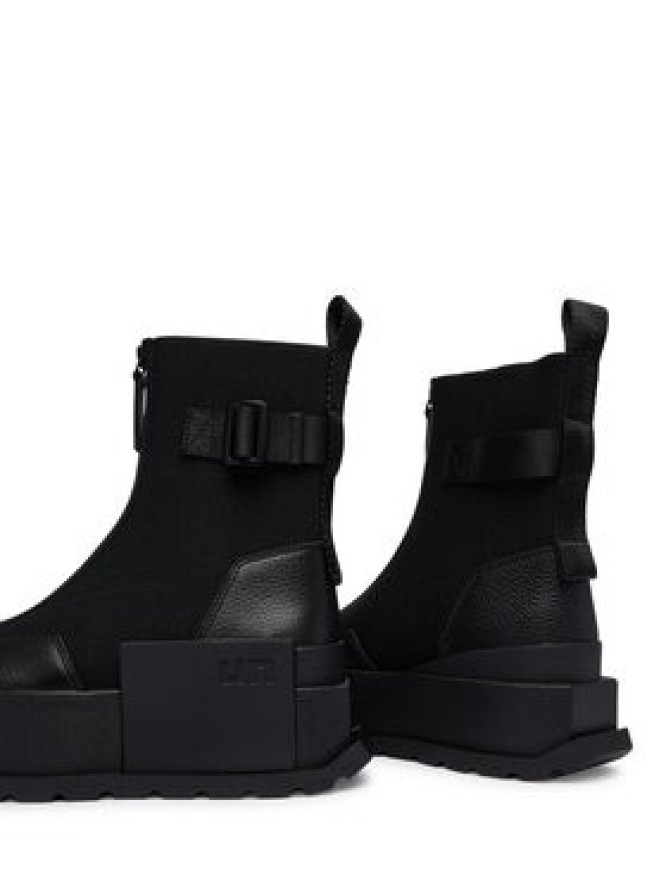 United Nude Botki Roko Bootie III 1104401165 Czarny