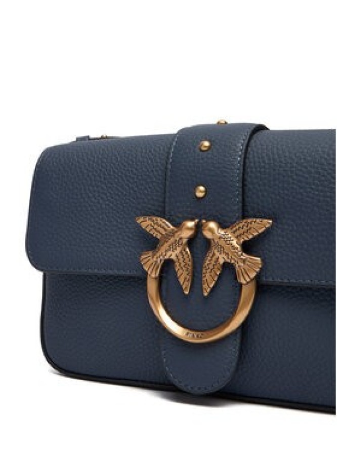 PINKO Torebka Love One Mini Slouchy Fl Al 25-26 104340 A2OX Granatowy