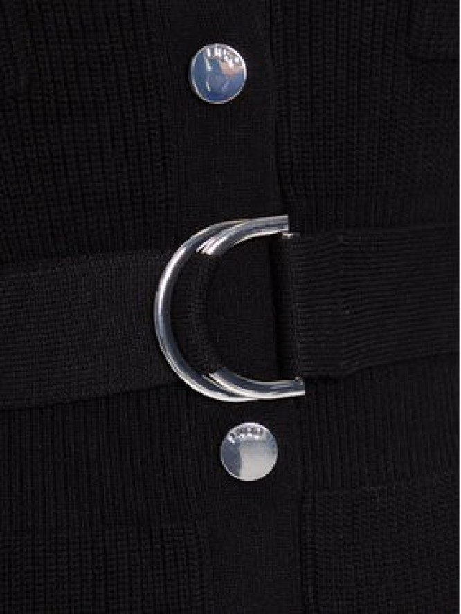 Liu Jo Sukienka dzianinowa MF5371 MS99E Czarny Slim Fit