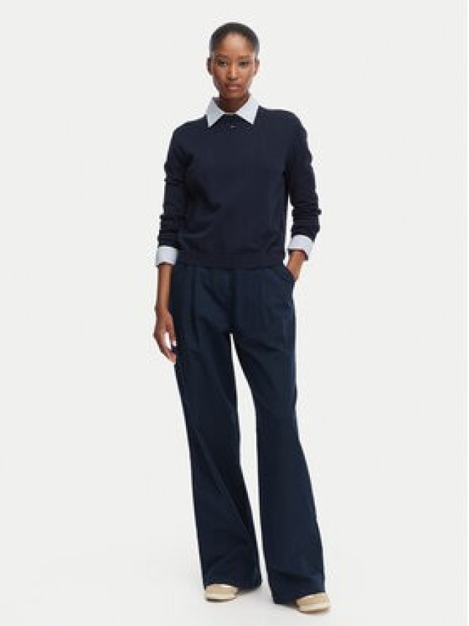 Tommy Jeans Sweter Essential DW0DW20159 Granatowy Regular Fit