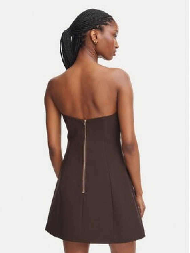 Bardot Sukienka koktajlowa Venya 60479DB Brązowy Slim Fit